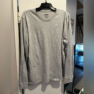 SKIMS Gray Long Sleeve Tee for Effortless Style